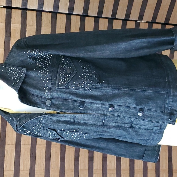 Chico's Studded jean jacket - Picture 4 of 13